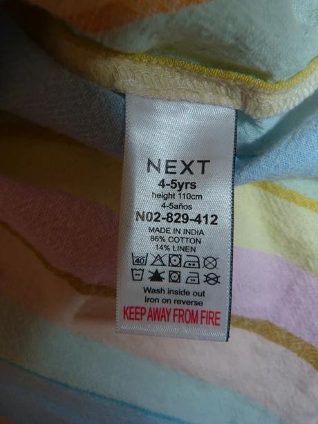 Next letní šatičky vel.110, next,110