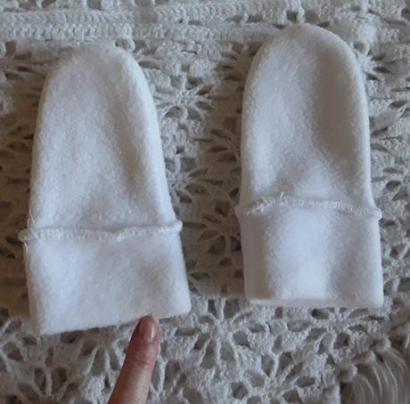 Flísové rukavičky na miminko, 56