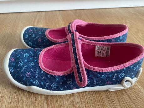 Dívčí baleríny - befado, vel. 34, befado,34