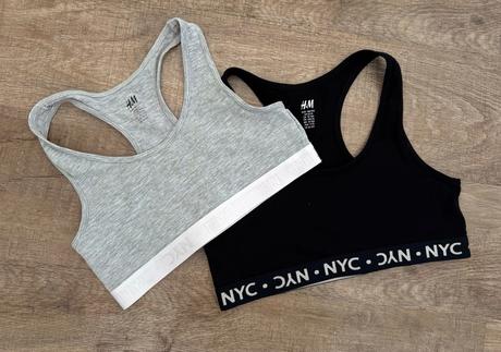 Top, podprsenka hm, vel. 146/162 - 2 kusy, h&m,146