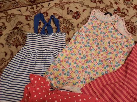 4x letní šatičky, 98