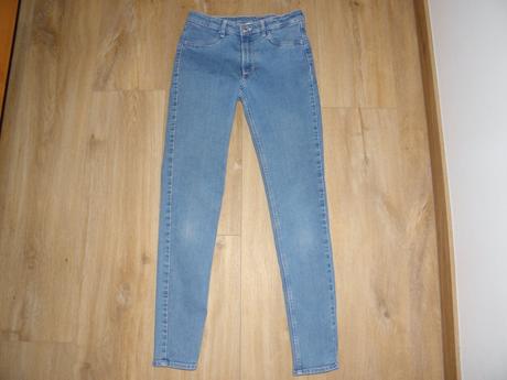 Dívčí skinny rifle / džíny zn. h&m vel.146, h&m,146