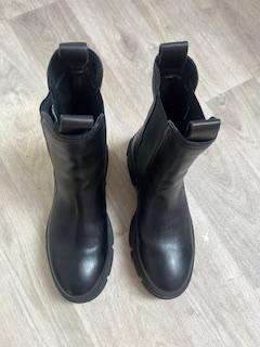 Kotníčkové boty, kožené polokozačky, tamaris,37
