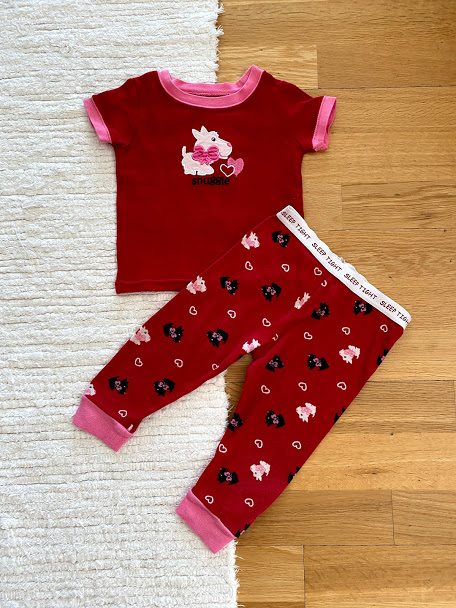 Faded glory krásné pyžamo 9-12m, 86