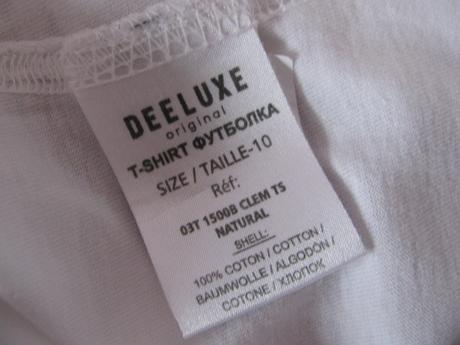 Perfektní bavlněné bílé tričko deeluxe, 140