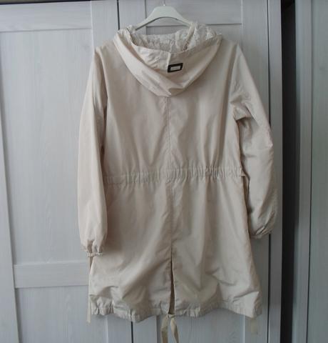 Krémová bunda parka větrovka, m