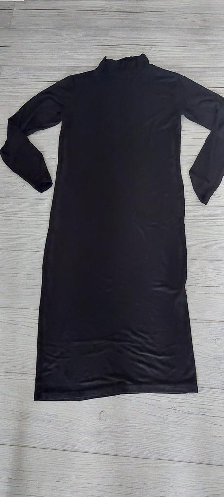 Černé elastické šaty vel.l, l
