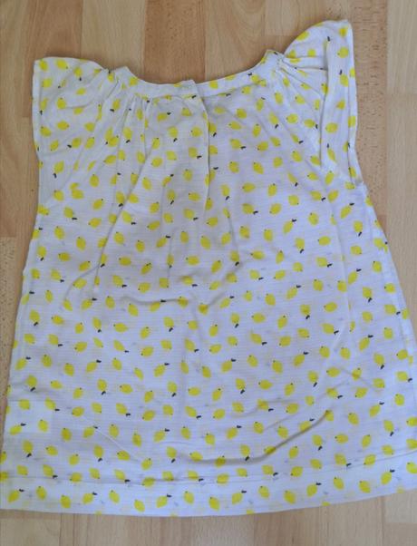 Citronkové tričko & tunika h&m vel. 122, h&m,122