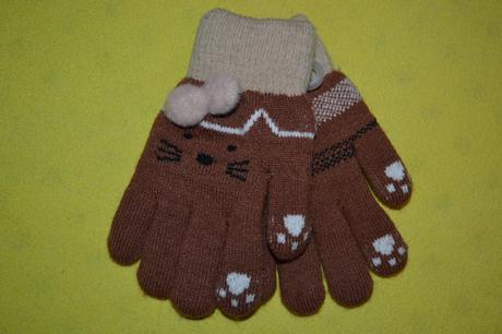 Silné oteplené strečové rukavice 3-5let, 104 / 110 / 116 / 122