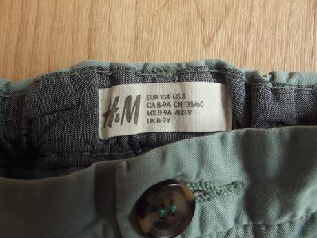 Šortky v.134, h&m,134