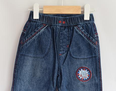 Džíny podšité vel. 9 - 12m, george,80