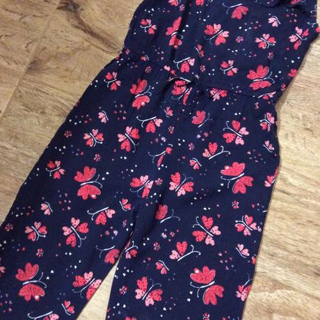 Lehoučký kalhotový overal s motýlky, primark,110