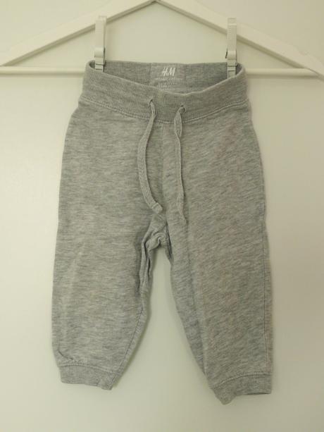Šedé tepláky, h&m,74