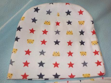 Bavlněná čepice + nákrčník, 98