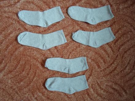 Šedé ponožky 3 páry, 31