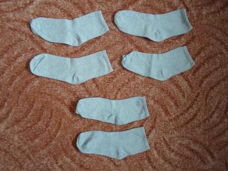 Šedé ponožky 3 páry, 31