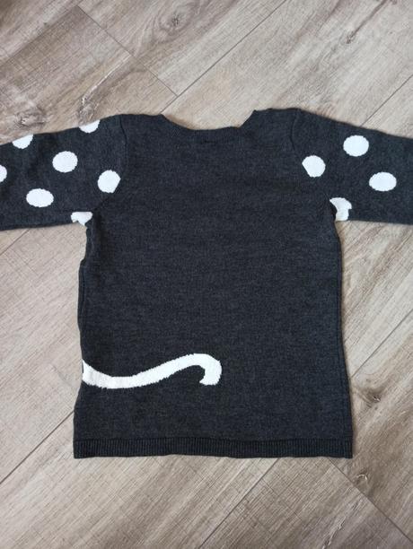 Svetřík s kočičkou, h&m,92