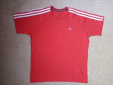 Červené tričko zn."adidas" vel."m", adidas,m