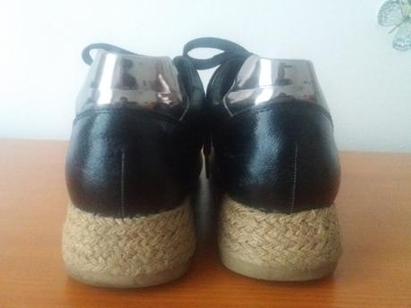 Černé tenisky bestelle s espadril podrážkou vel. 4, 40