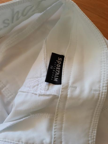 Kalhoty sportalm vel.36,bile,minimalne nosene, abercrombie&fitch,170