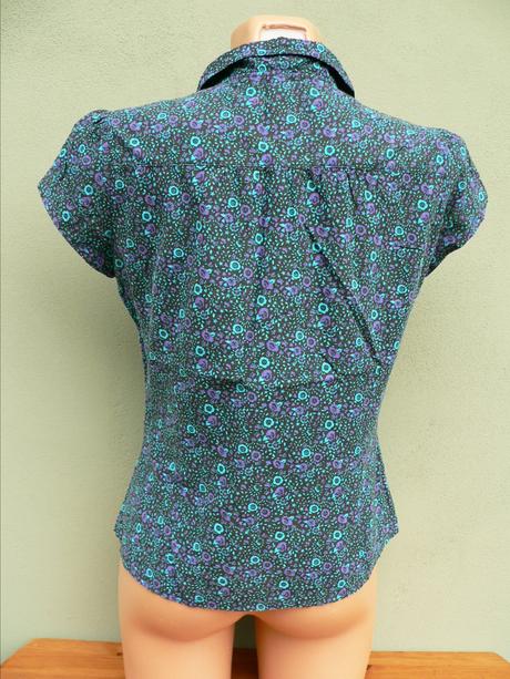 Květovaná košile blůzka divided - vel.40, h&m,40