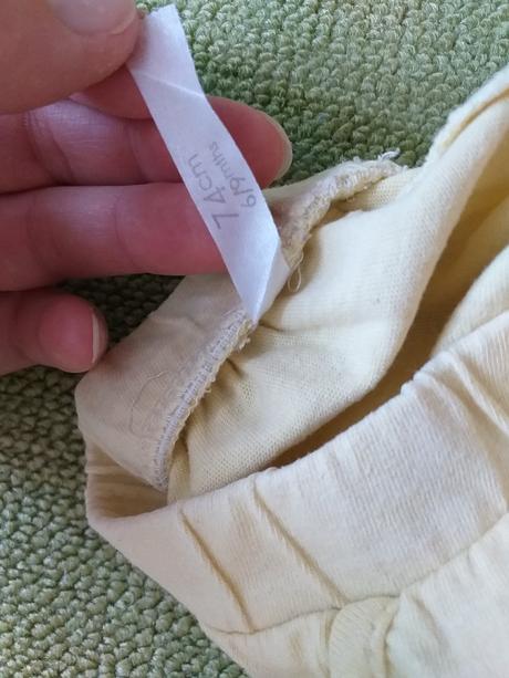 Světle žluté kraťasy 6-9 měs/74, pepco,74