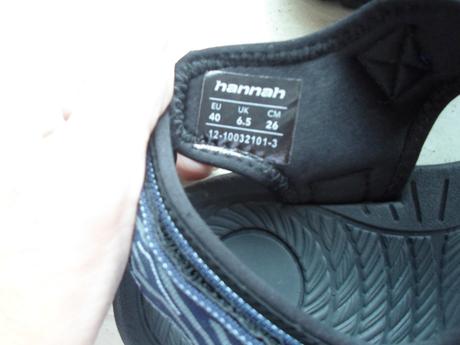 Modré černé boty sandály, 41