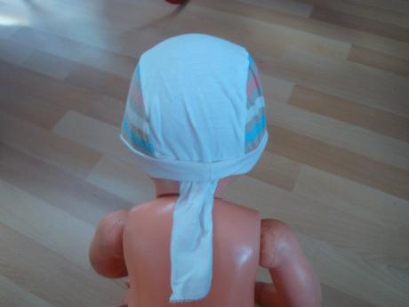 Pirátský šátek - proužkovaný, vel. 62, 62