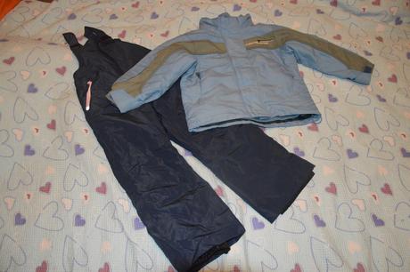 110 116 zimní bunda oteplené kalhoty, lewro,110