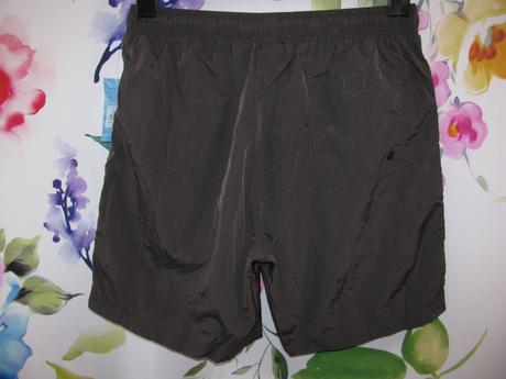 Tmavě šedé koupací šortky, primark,s