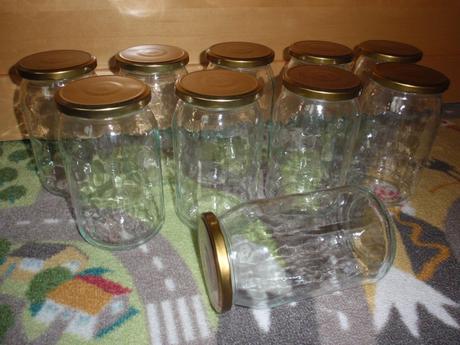 Zavařovací sklenice na zavařování 850ml 10ks.,