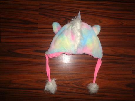 Krásná čepice unicorn - jednorožec 8-12 let,