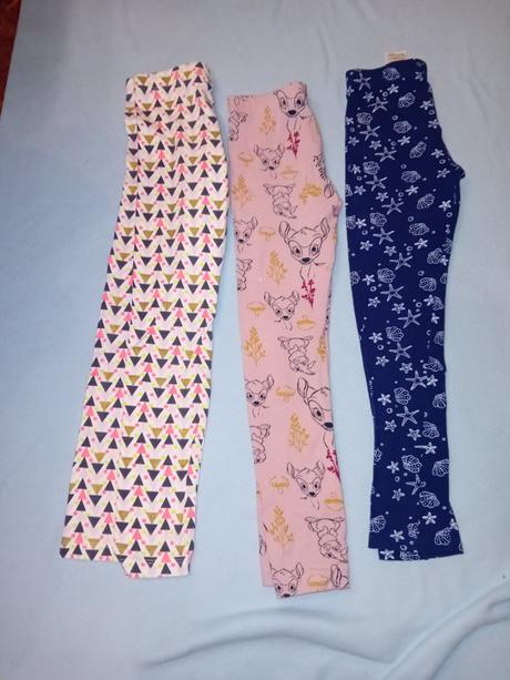 Dívčí elasťáky vel 122      3 ks, 122