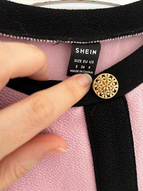 Shein růžové šaty, s