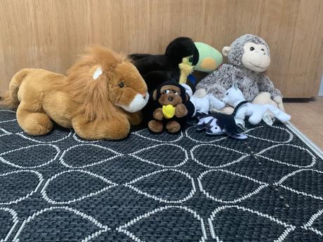 Sada plyšových hračiek - zoo,