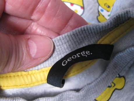 Chlapecká šedá bavlněná mikina s medvídky, george,98