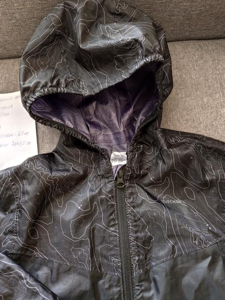 Turistická nepromokavá bunda quechua,vel.131/140, quechua,140