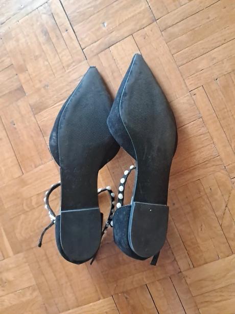 Sandálky s korálky, zara,41