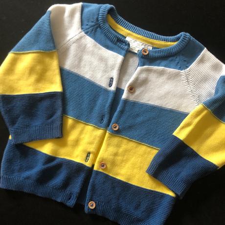 Proužkovaný bavlněný svetřík, 74