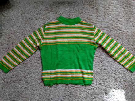 Vel.110, modeta, dětský retro svetr, pulovr, 110