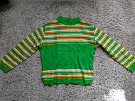 Vel.110, modeta, dětský retro svetr, pulovr, 110