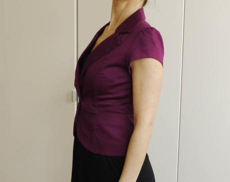 Fialove sacko s kratkym rukavem vel. 34 h&m, h&m,34