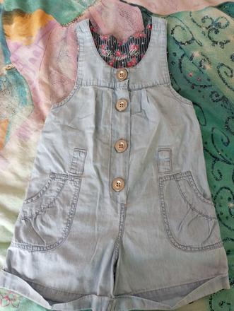 Kraťasy s laclem 122, denim,122