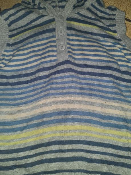 Klučičí vesta proužky vel. 92 - 98, 92