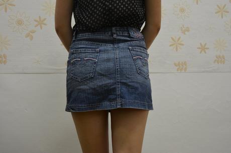 Džínová sukně, s