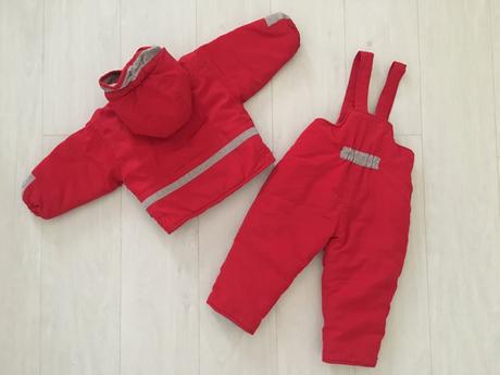 Zimní komplet - bunda a oteplovačky (2 roky), 92