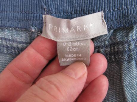 Krásné šortky, kraťasy z letní džínoviny, primark,62