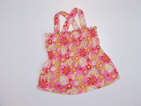 K306 bavlněné květované tílko vel. 74, cherokee,74