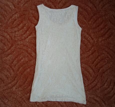 Růžové meruňkové krajkové tričko tílko top - xs, s, s