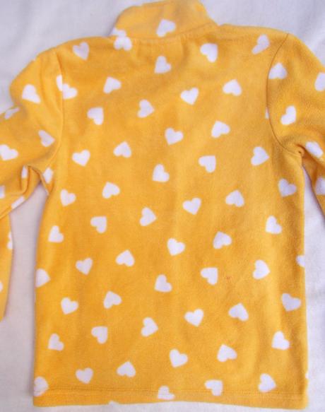 Fleecová srdíčková mikina 110/116, kids,110